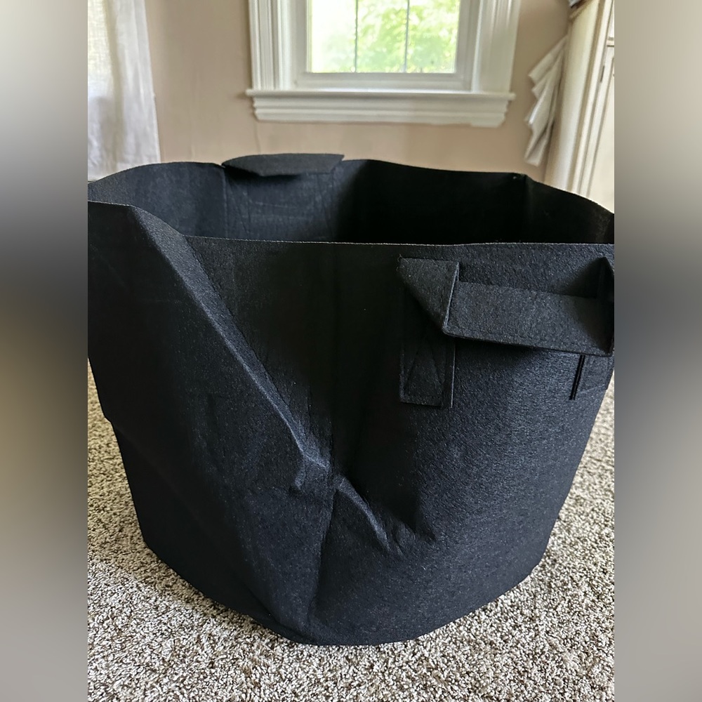 Fabric planters. Total of 6